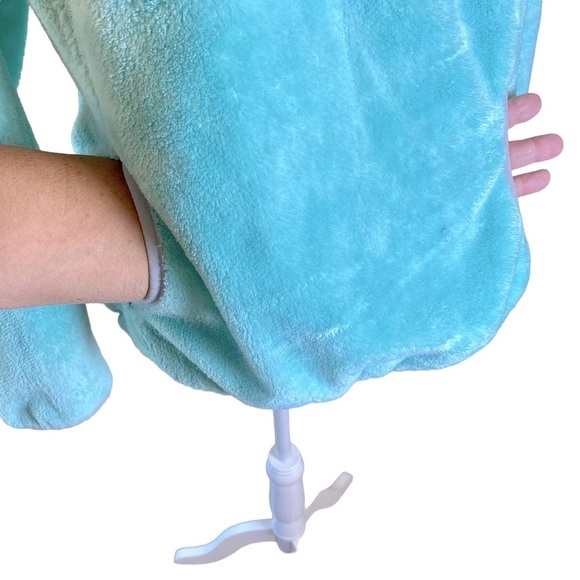 🌷Free‎ Country Mint Green with Gray Trim Pullover Fleece Women's Size L - Picture 5 of 11